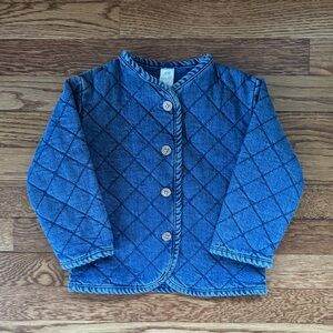 H&M Toddler Quilted Denim Jacket 2T